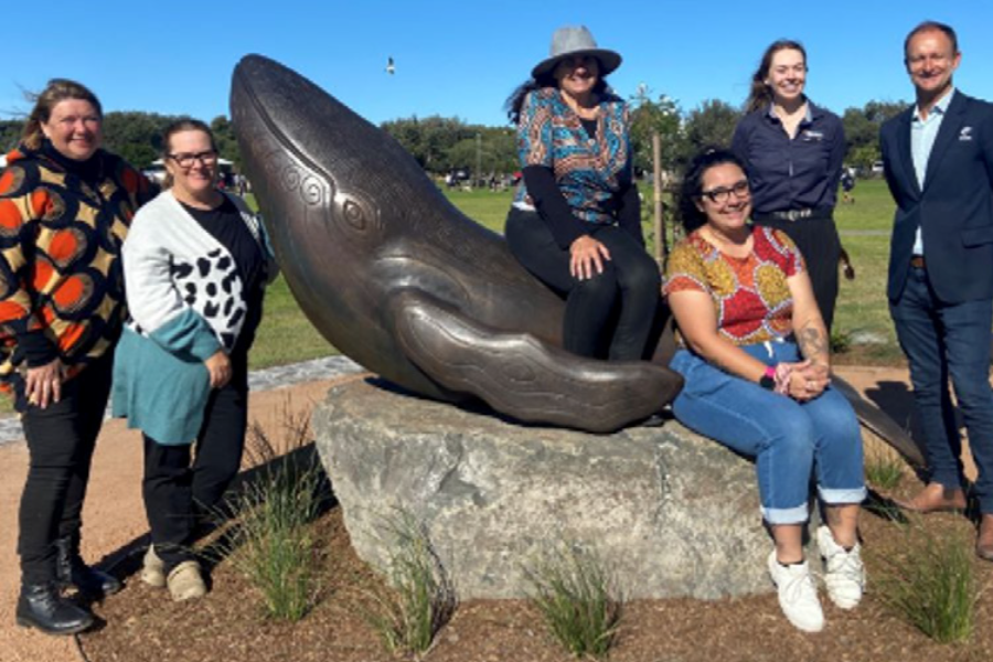 Burri Burri pictured on the Lake Illawarra Art Trail